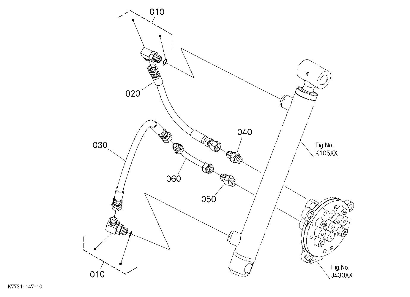 Hydraulic Oil Line (Lift Cylinder)