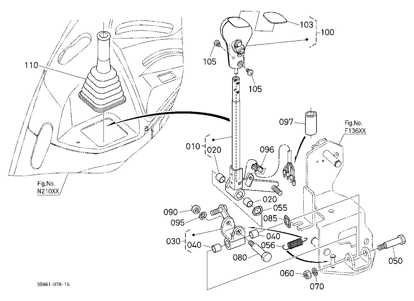 Main Gear Shift Lever