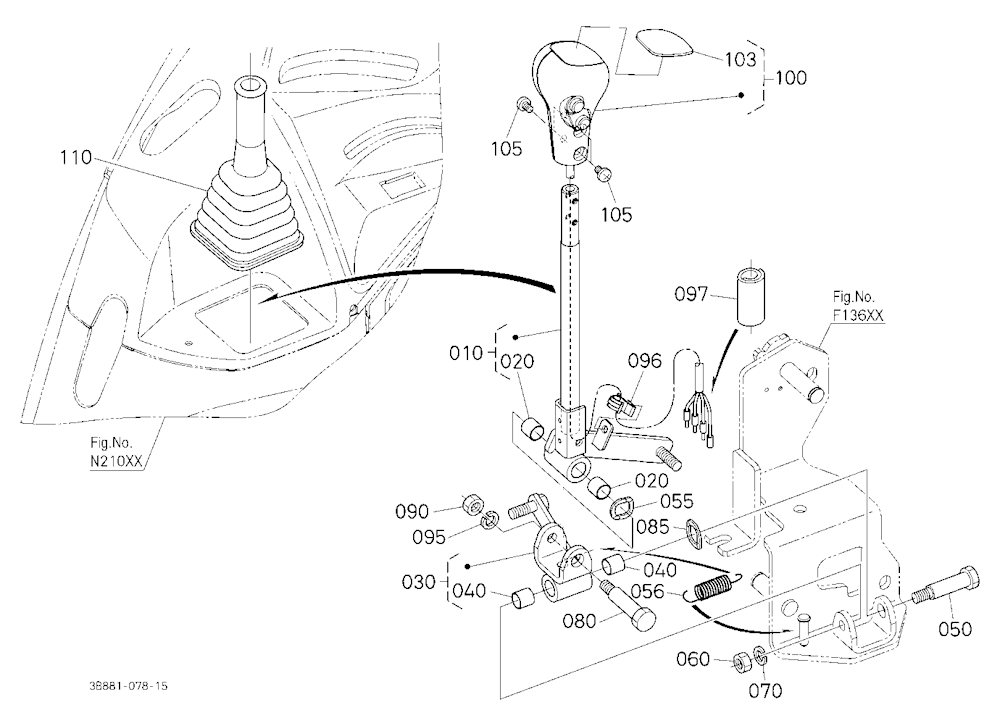Main Gear Shift Lever