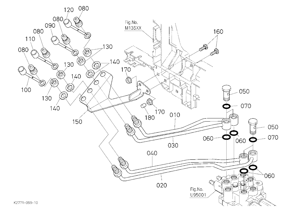 Front Control Valve Kit (Oil Line) 1 [Option]