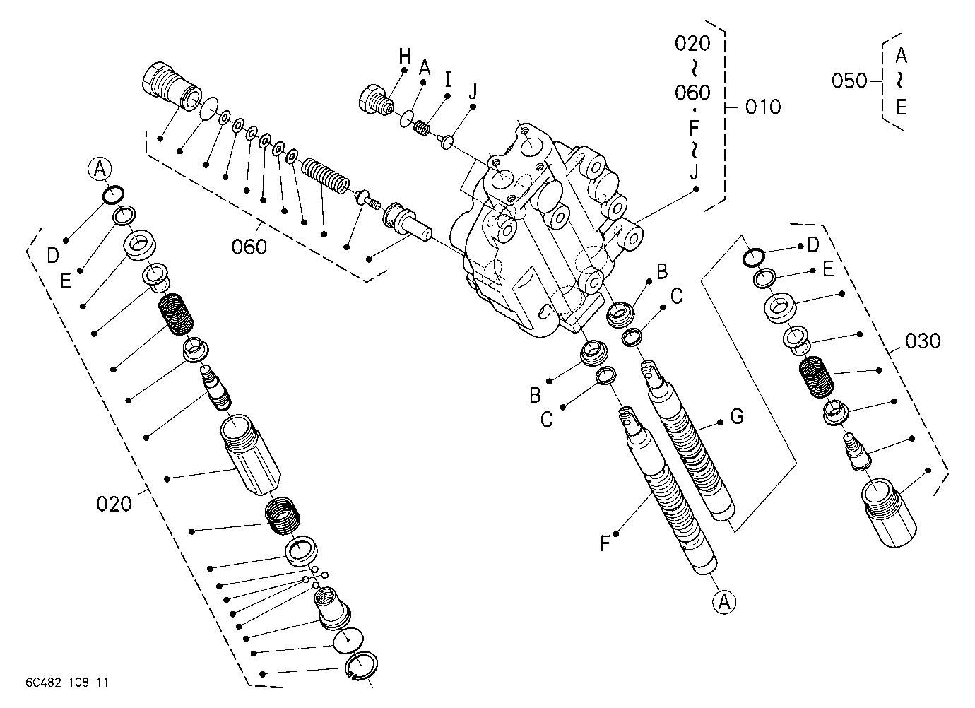 Hyd.Double Valve [Comp.Parts] (W/G No.V5274) [Opti