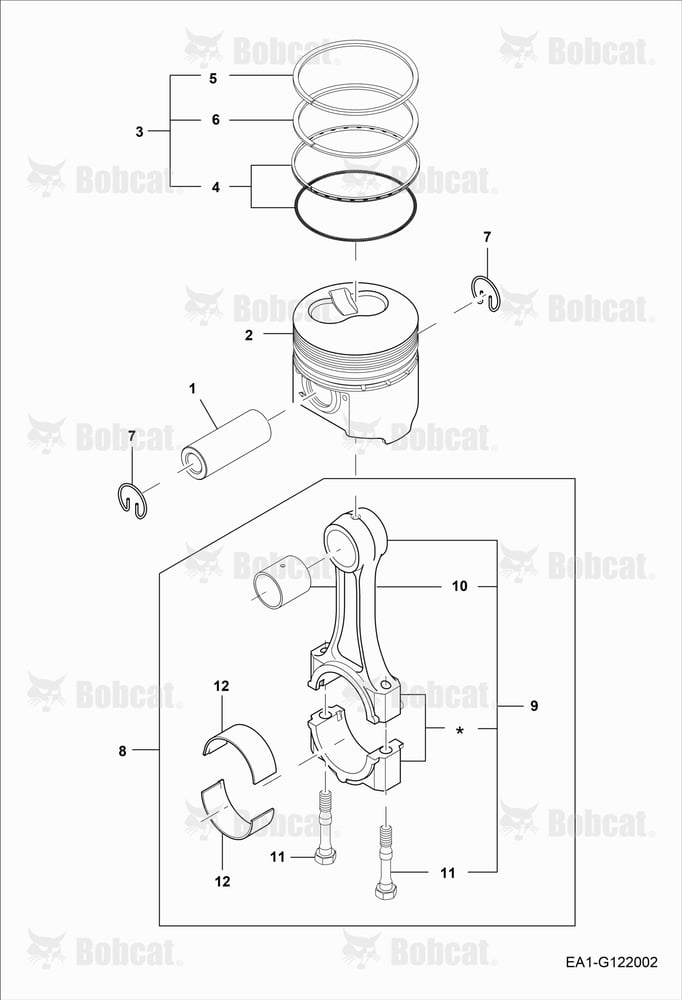 Piston Connecting Rod Group