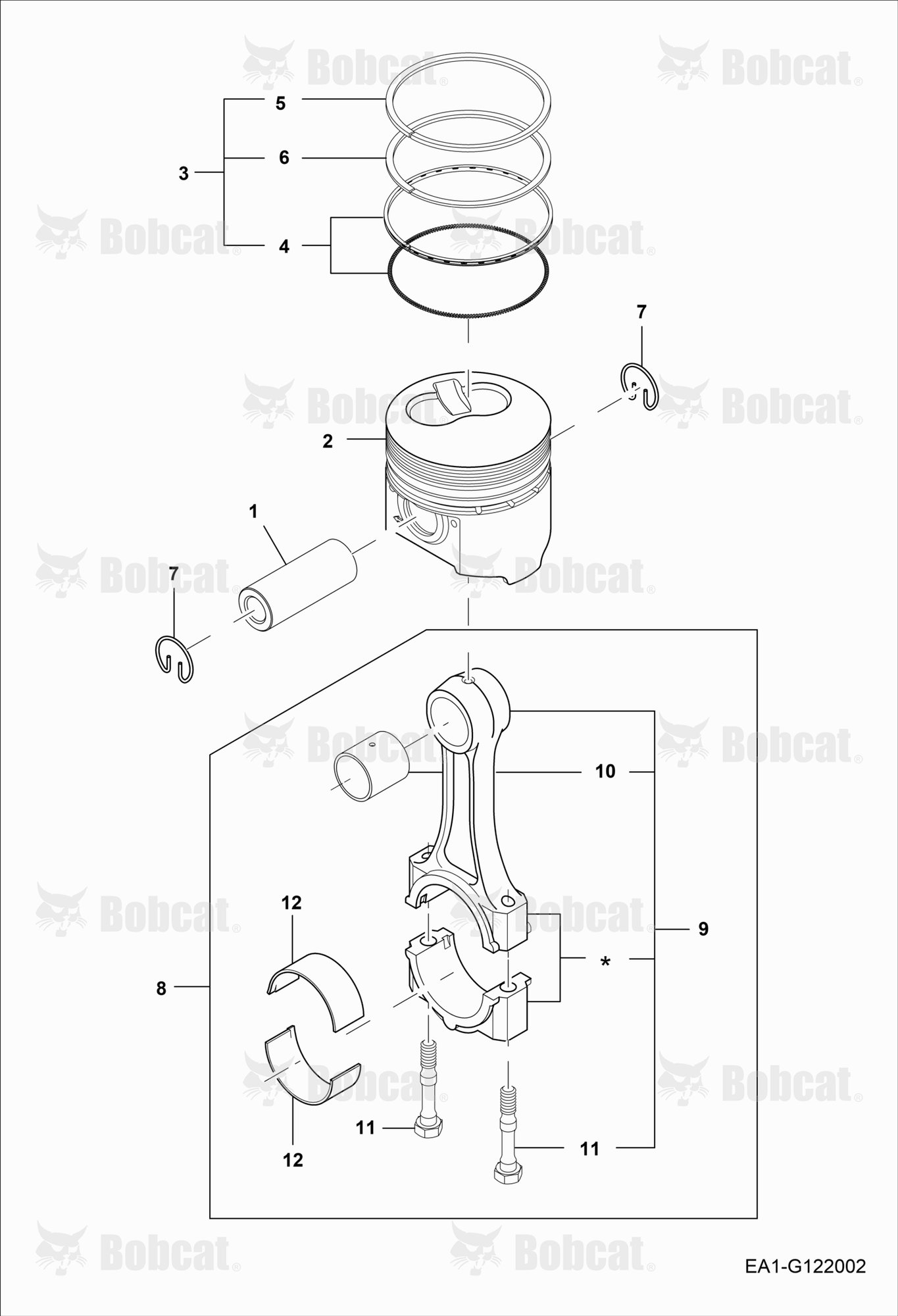 Piston Connecting Rod Group