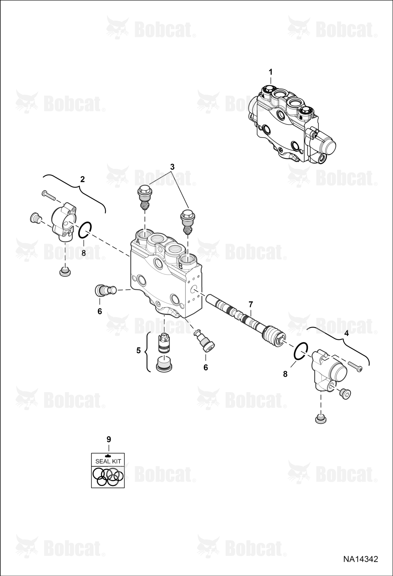 Hydraulic Control Valve (Blade Section)