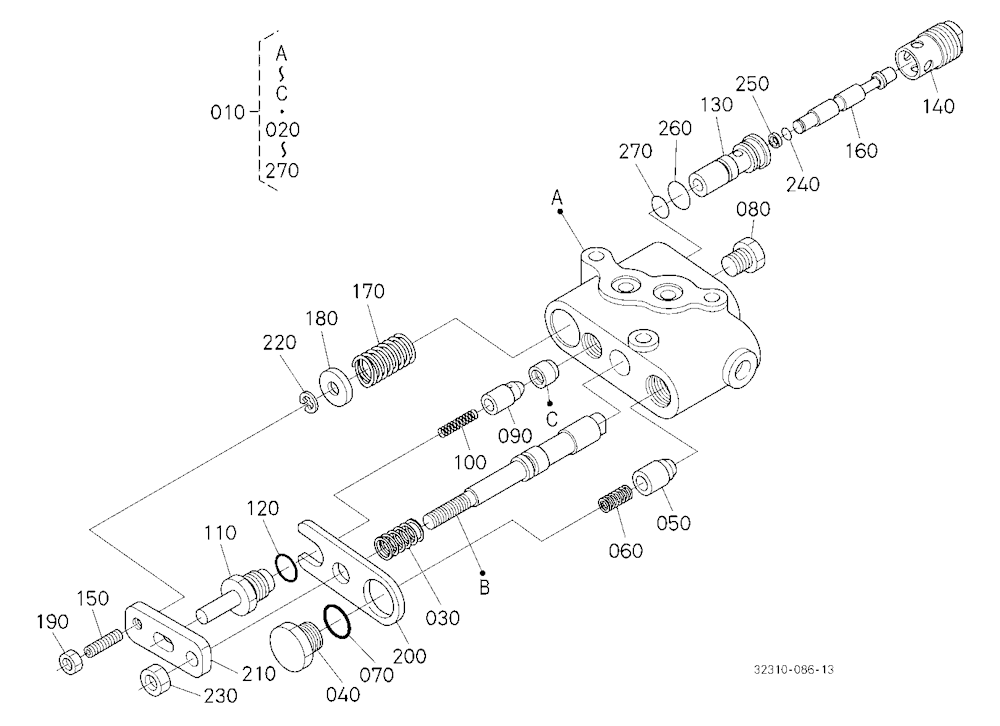 Control Valve [Component Parts] [Old Type]