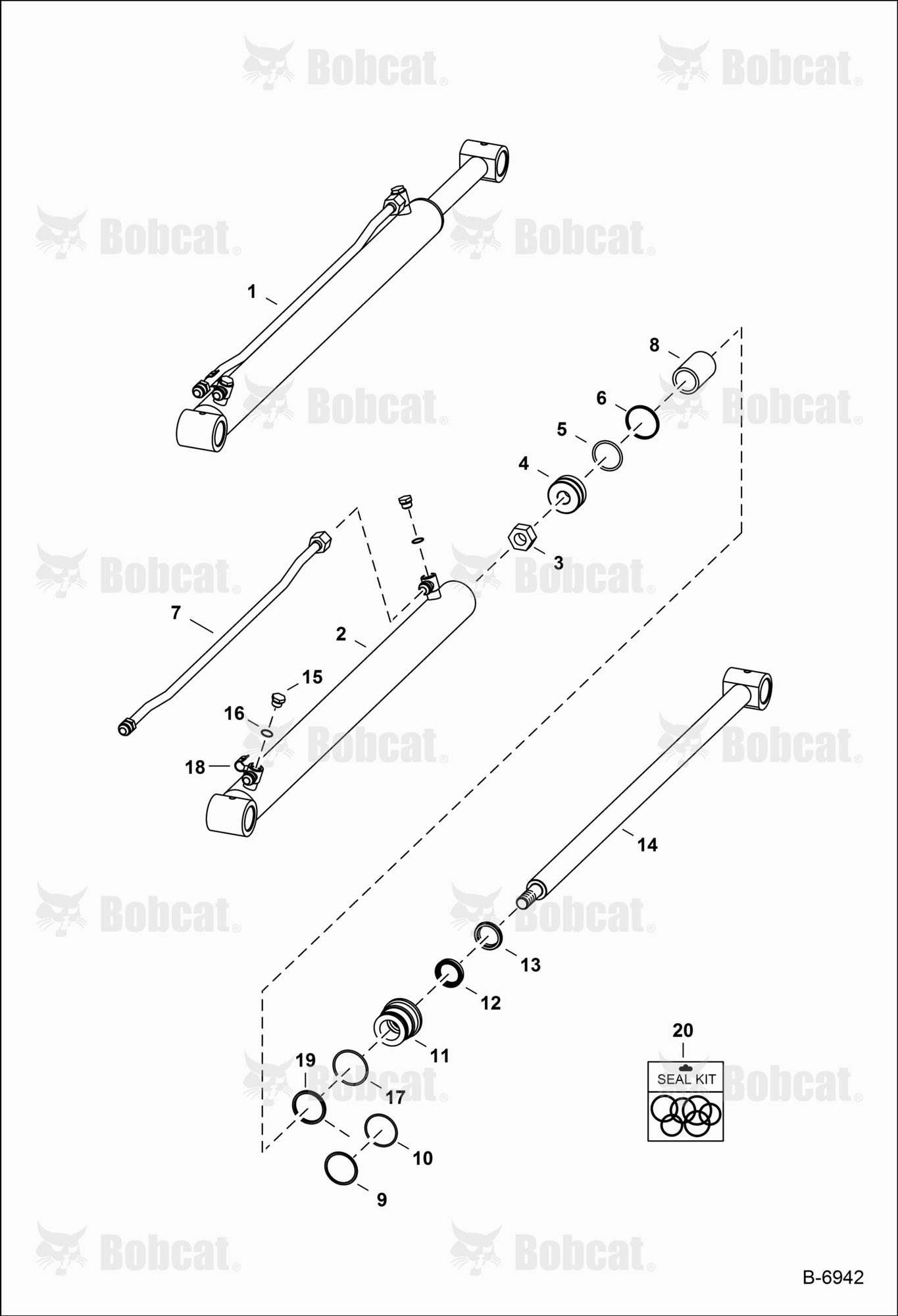 Lift Cylinder (W/Replaceable Tube)