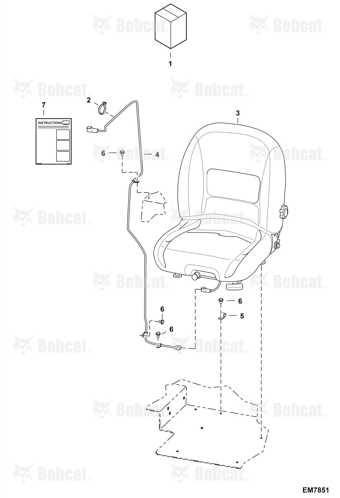 Seat Kit (Air Suspension)