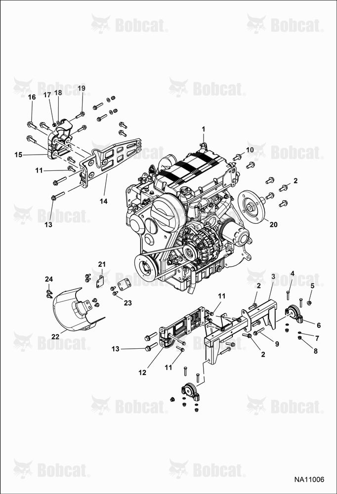 ENGINE, Mounting