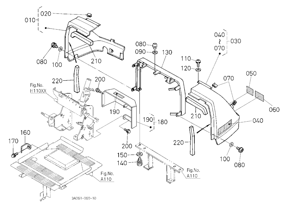 Hood(Bonnet) Rear [A] [Rops Type]