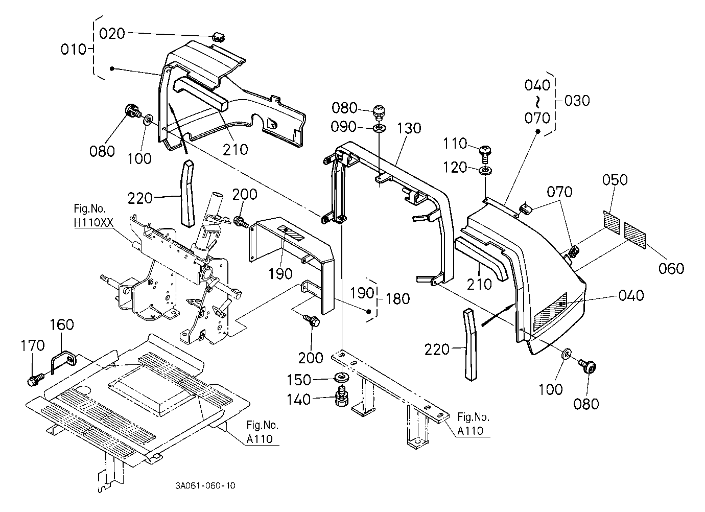 Hood(Bonnet) Rear [A] [Rops Type]
