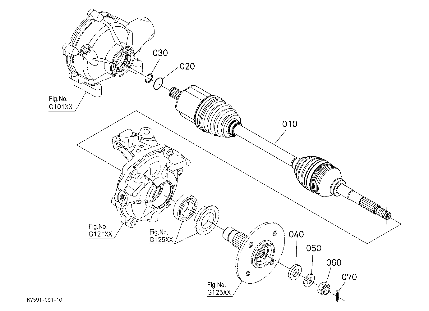 Front Drive Shaft (Left)