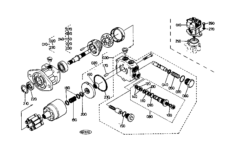 Swivle Motor and Component Parts