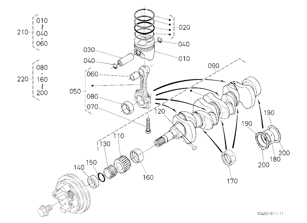 Piston And Crankshaft