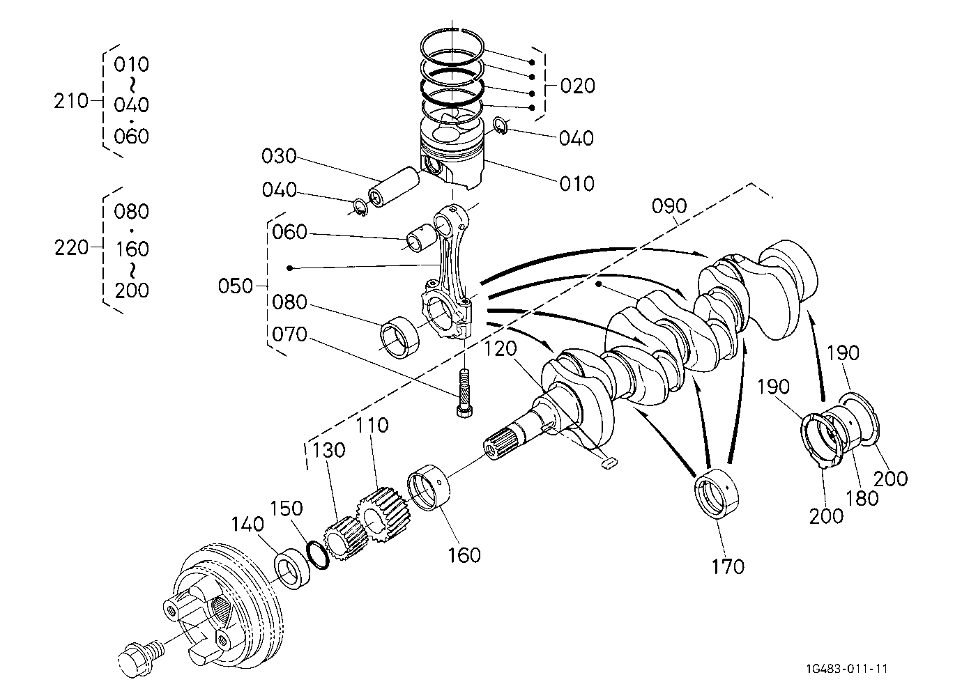 Piston And Crankshaft