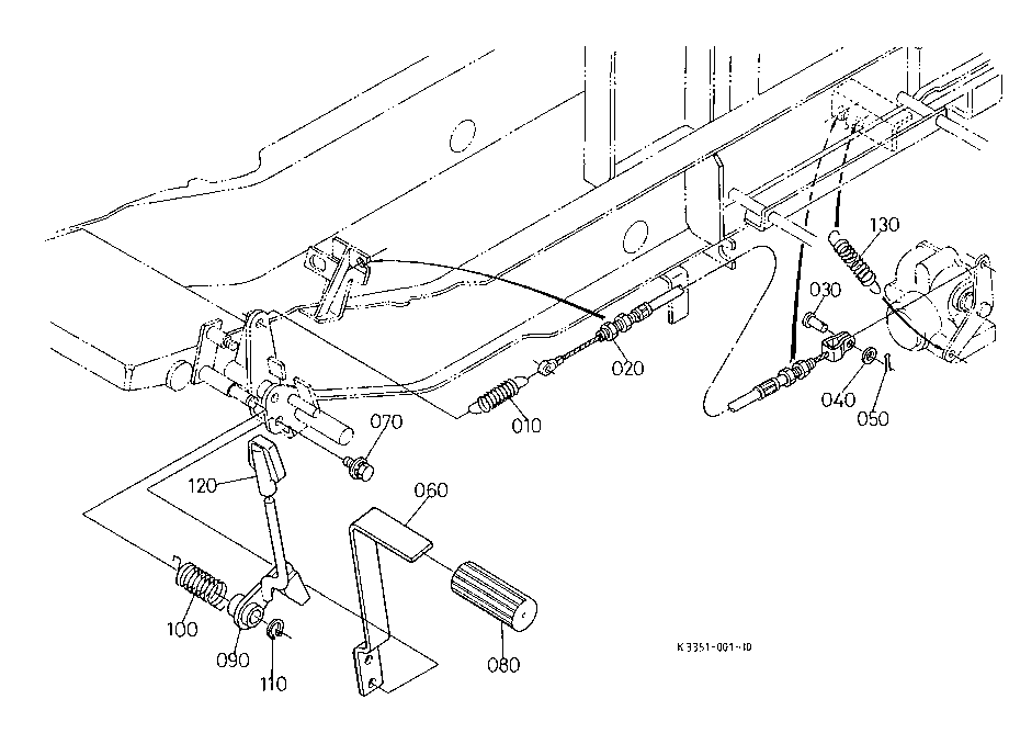 Differential Lock Pedal