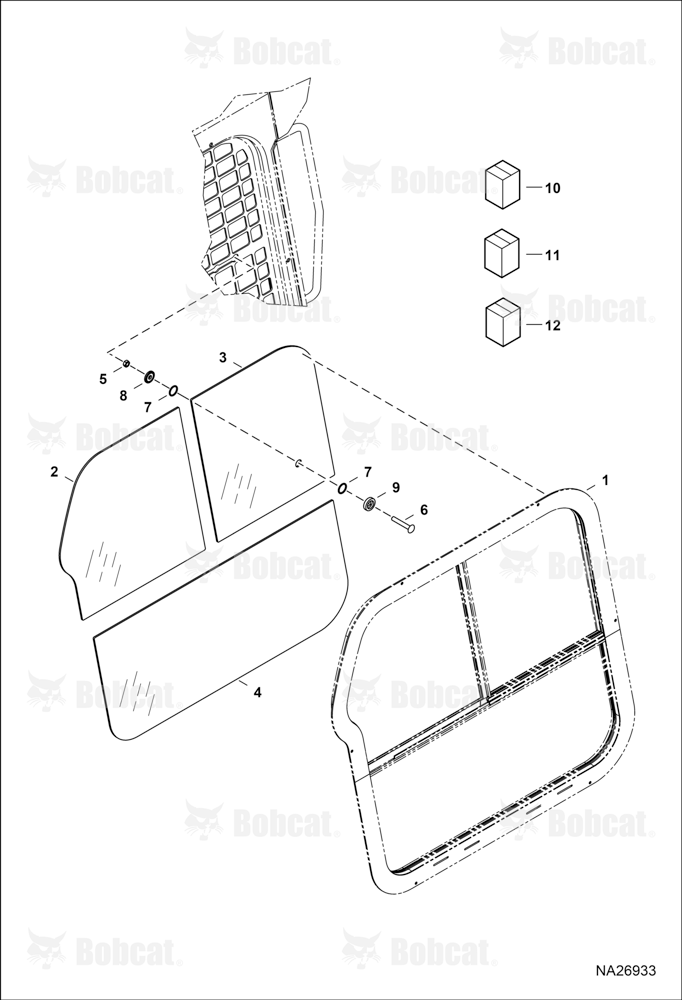CAB Windows (Side Window Assemblies)