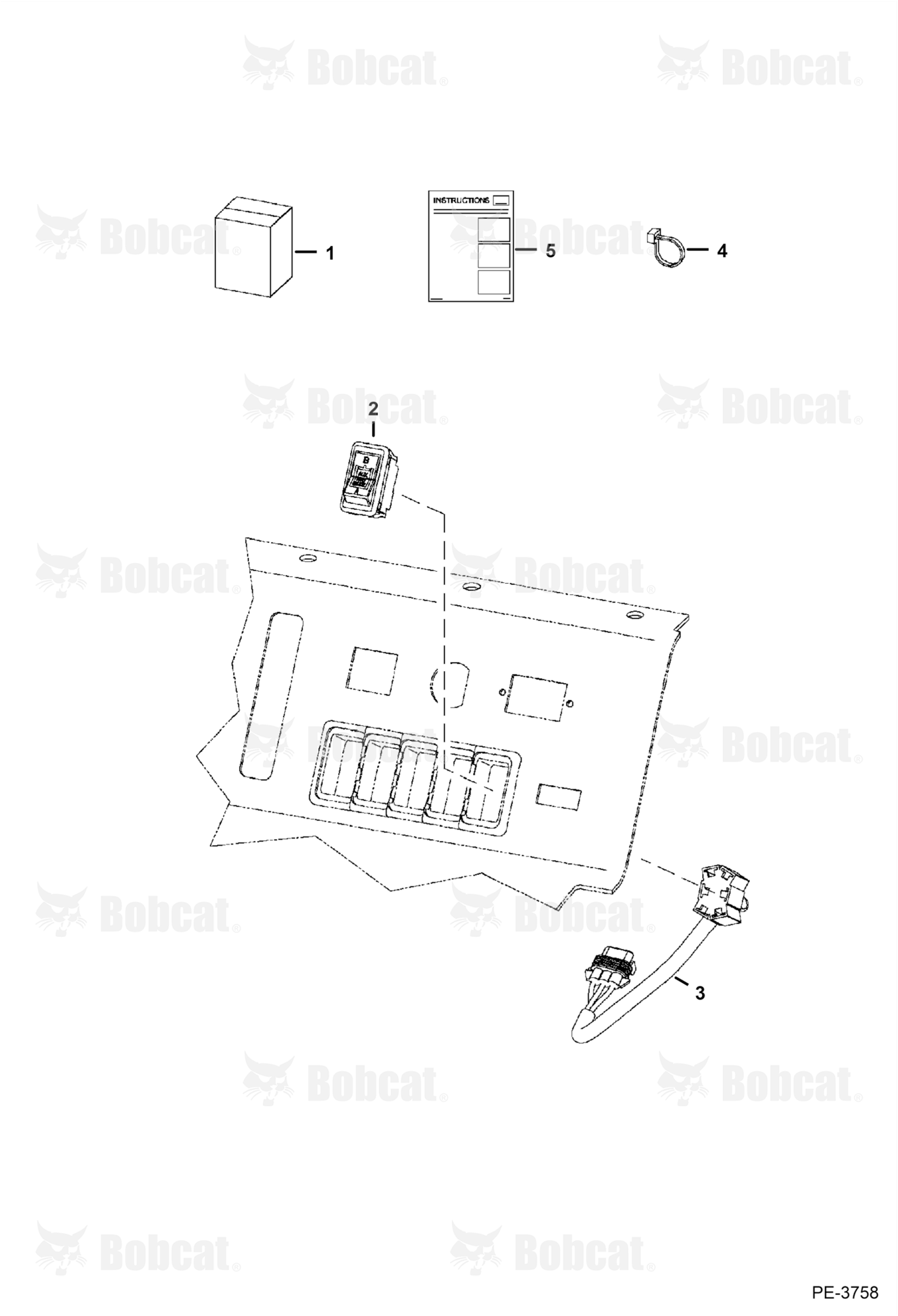 Auxiliary Hydraulics Mode Switch Kit