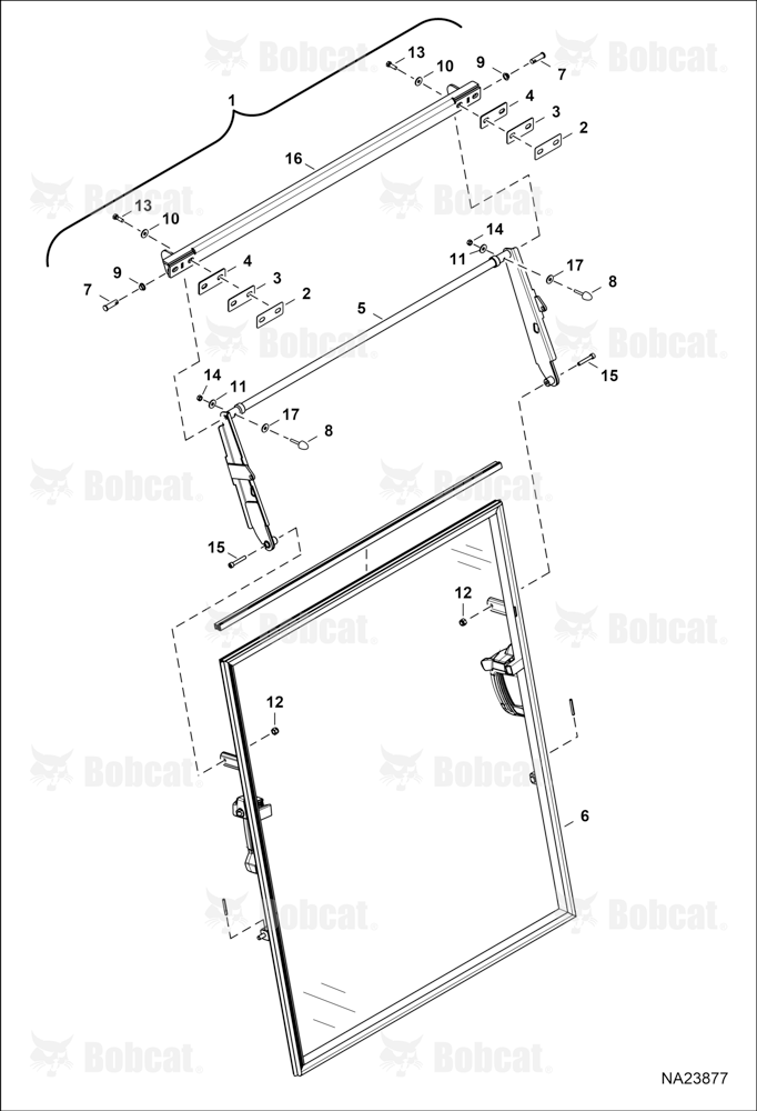 Operator CAB (Rear Window Assembly)