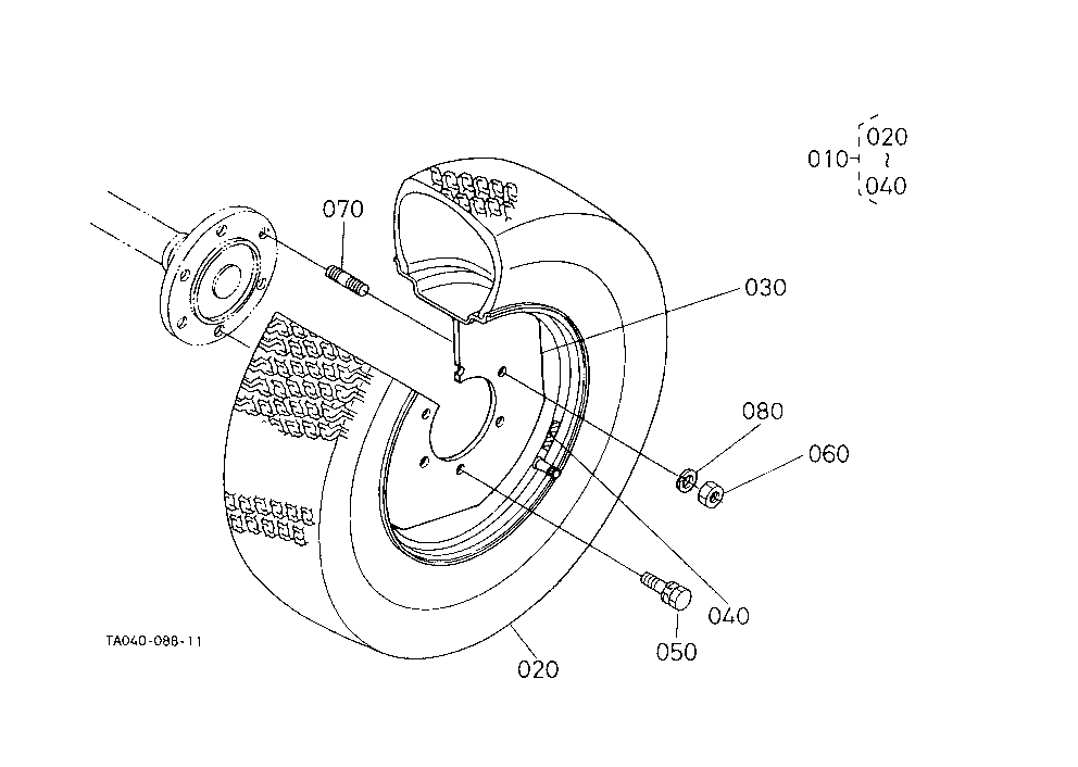 Rear Wheel (21.5L-16.1)