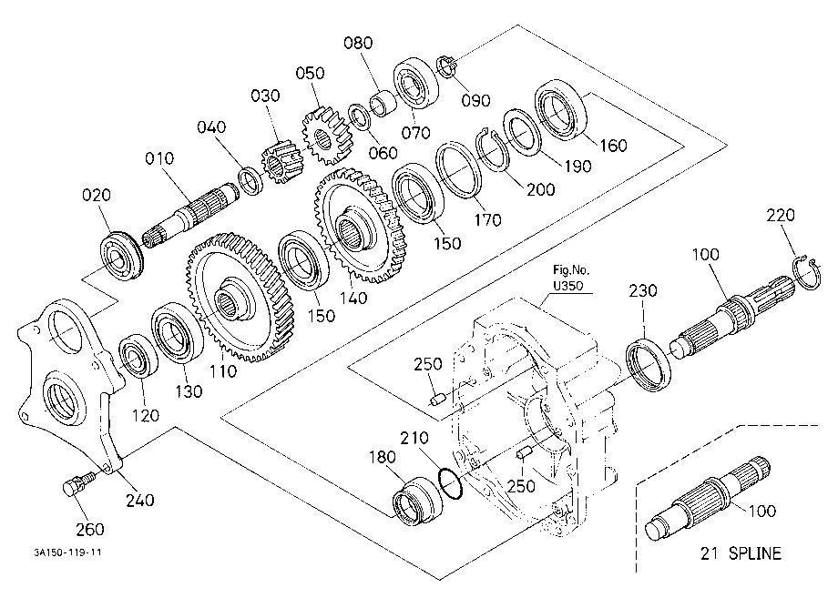 Pto(540/1000) Conversion Kit (Gear) [Option]