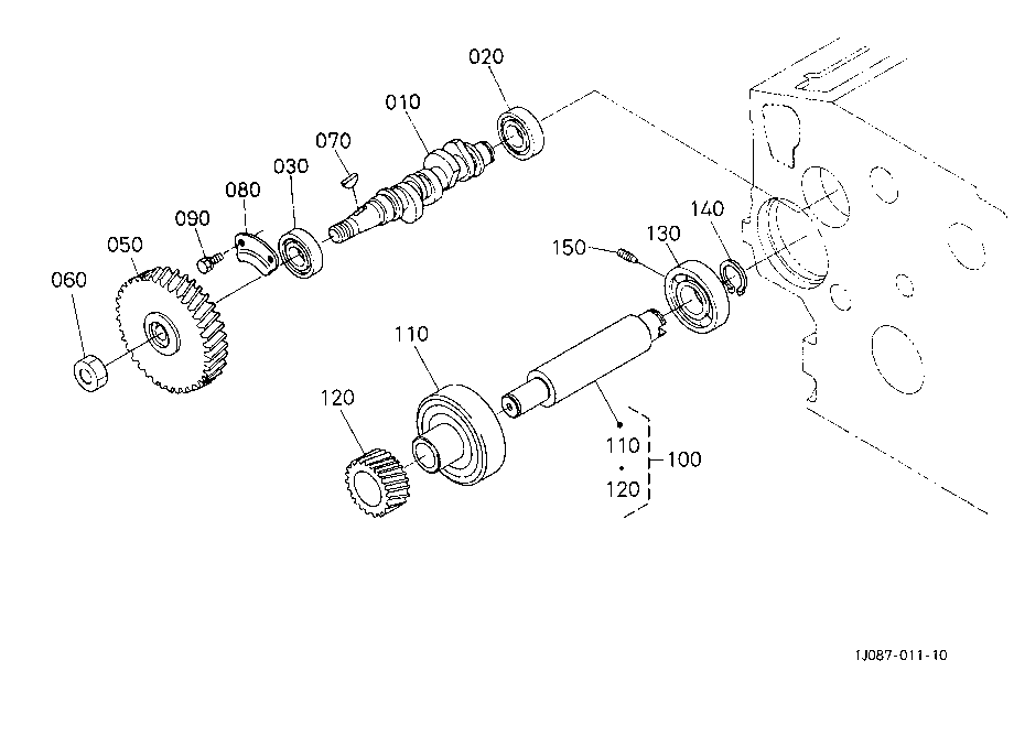 Fuel Camshaft And Governor Shaft
