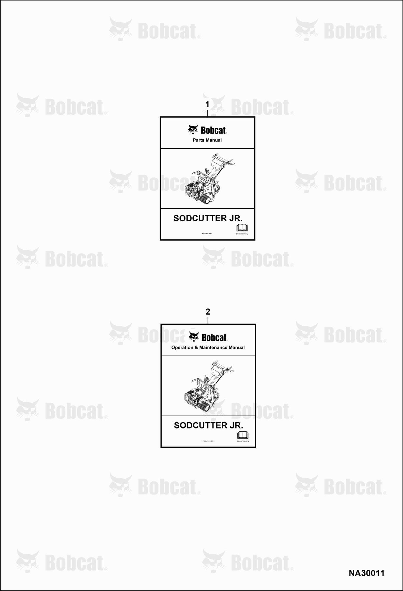 Maintenance Items (Literature)  B6F112000 & Above