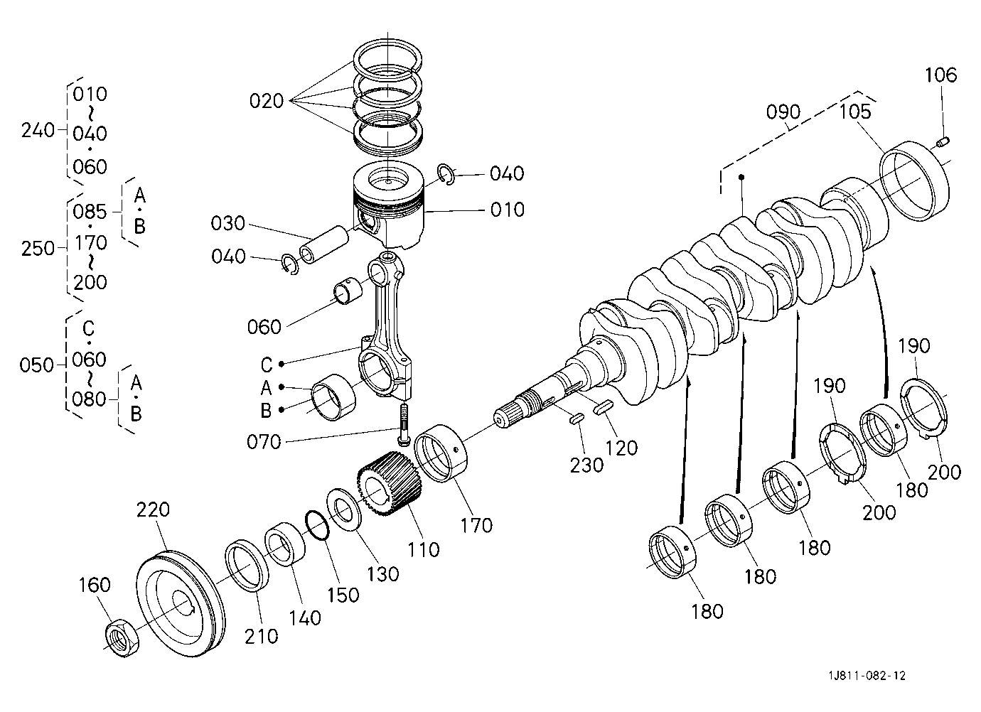 Piston And Crankshaft