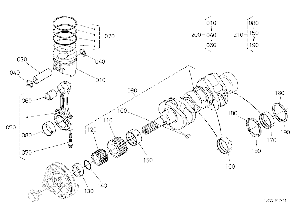 Piston And Crankshaft