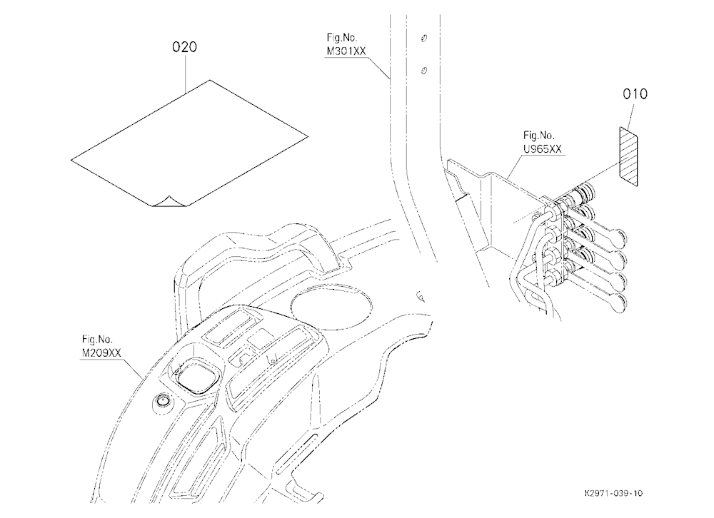 Rear Control Valve Kit (Label) [Option]