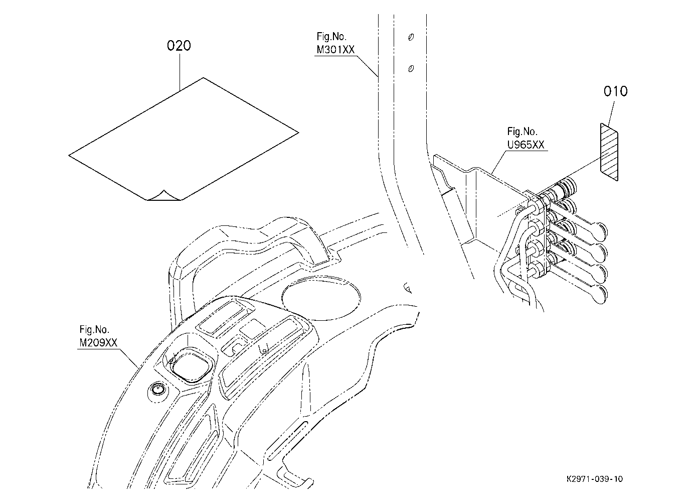 Rear Control Valve Kit (Label) [Option]