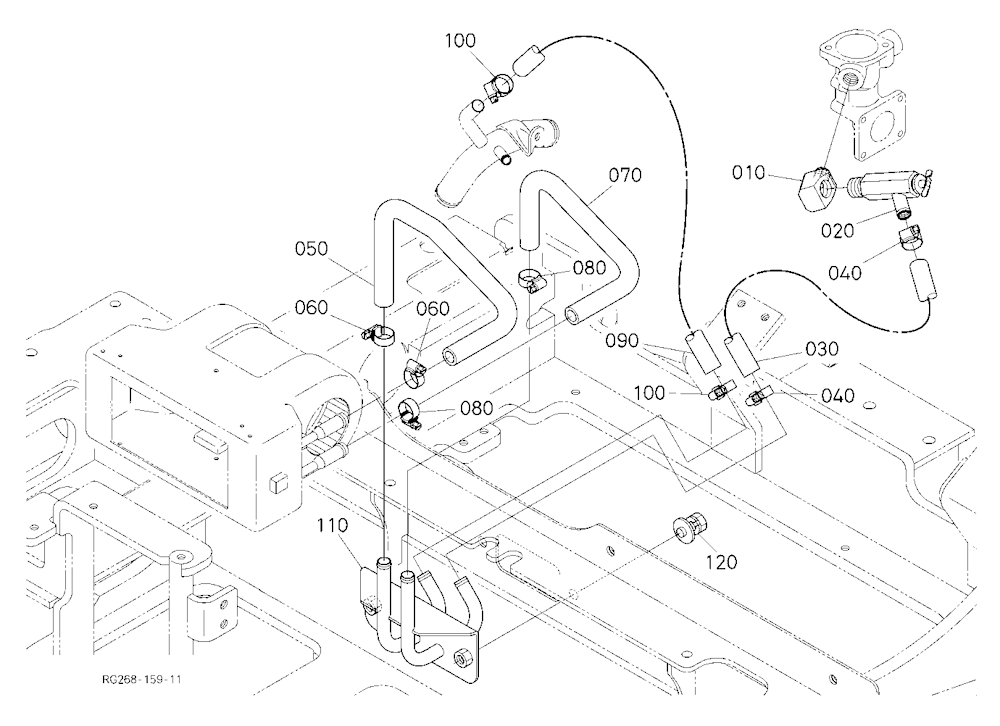 Cabin (Heater Hose) [Cabin Type]