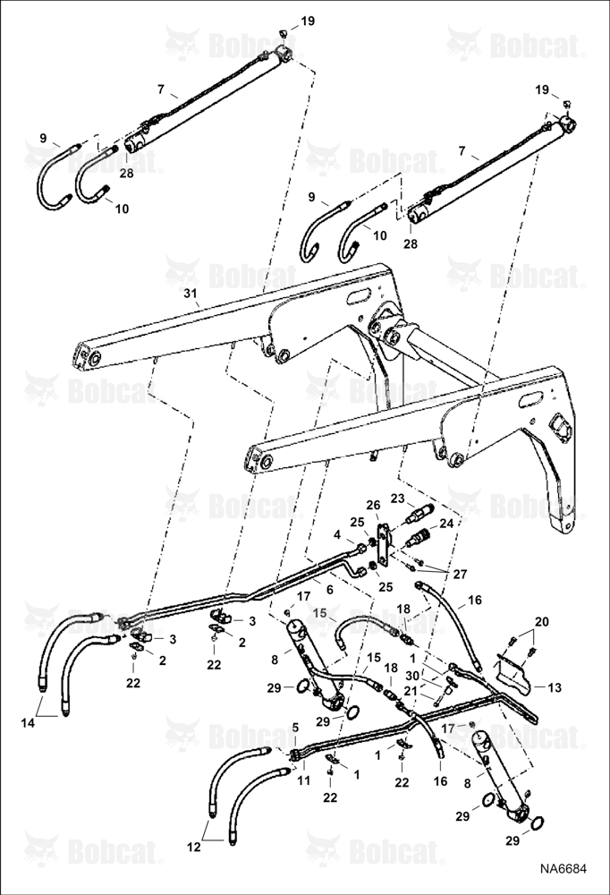 Hydraulic Circuitry (Lift Arms)