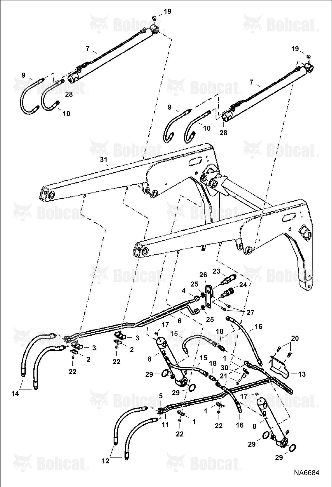 Hydraulic Circuitry (Lift Arms)