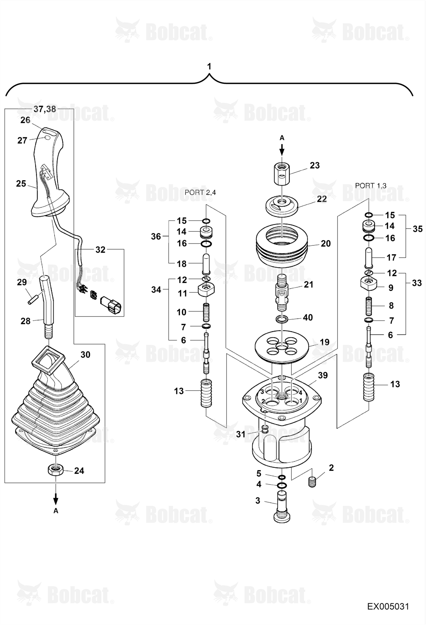Joystick Valves (RH) (LH)