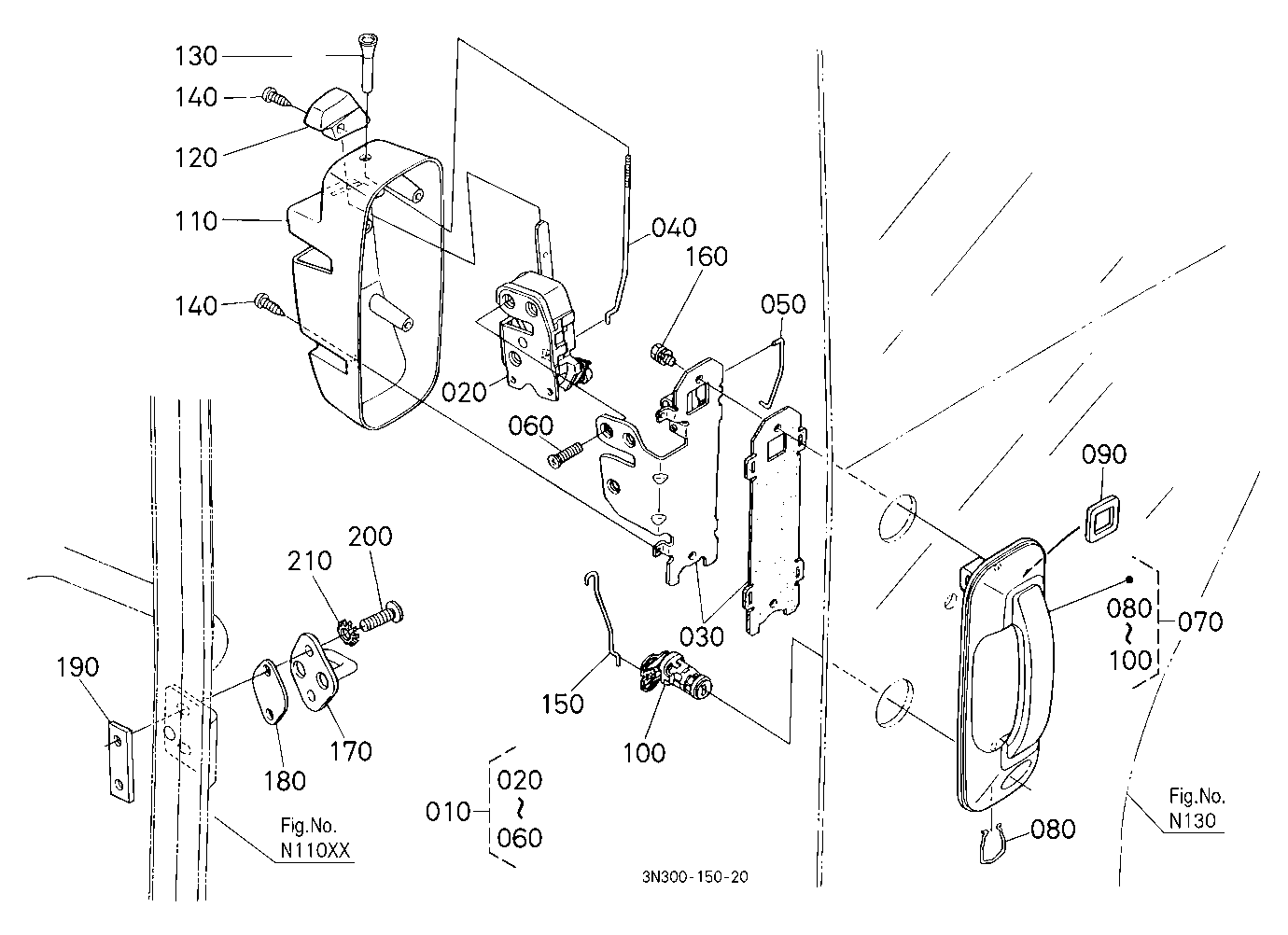 Door Lock Lh