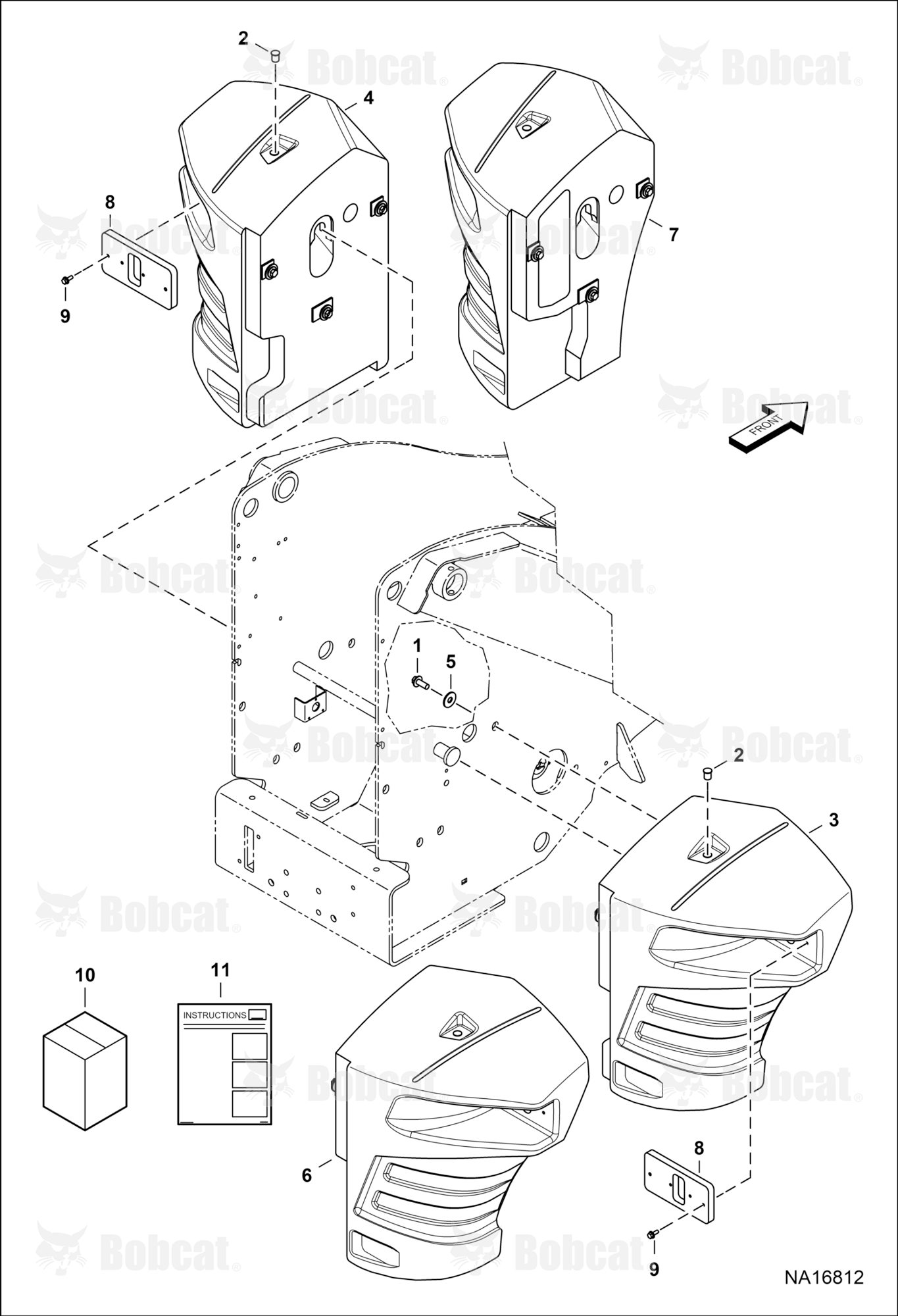 Counterweight  B33G16001 & Above, B33W16001 & Above