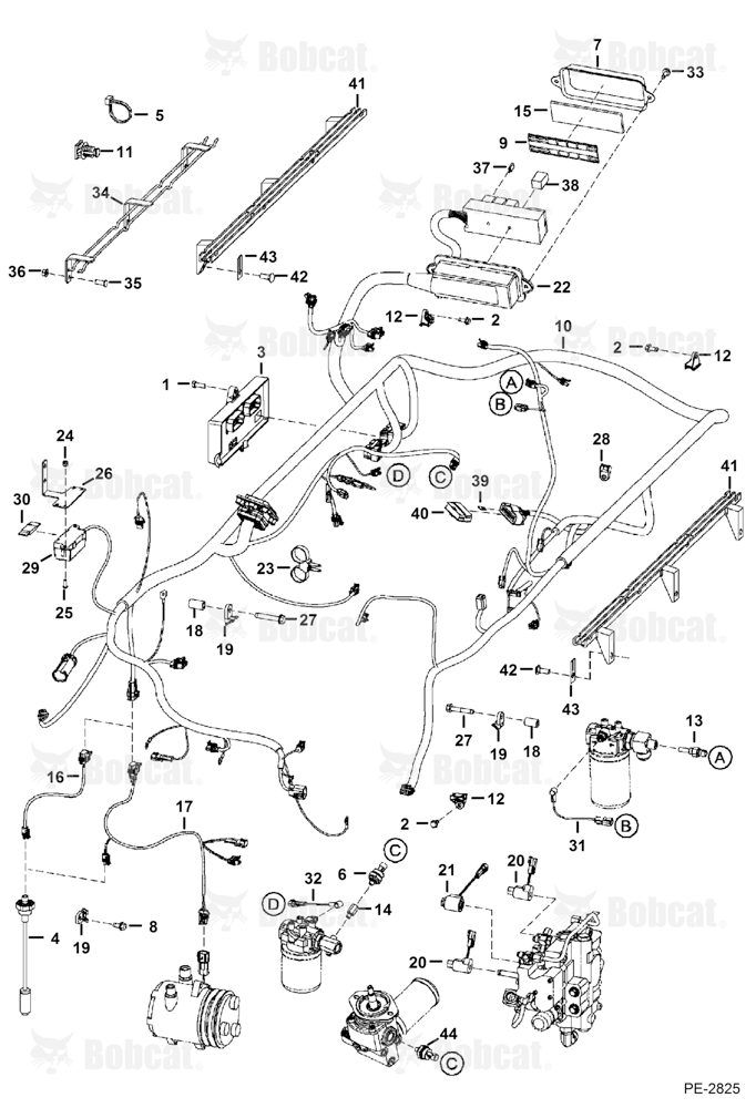 Engine Electrical (W/Controller) 531111001 & Above, 531211001 & Above