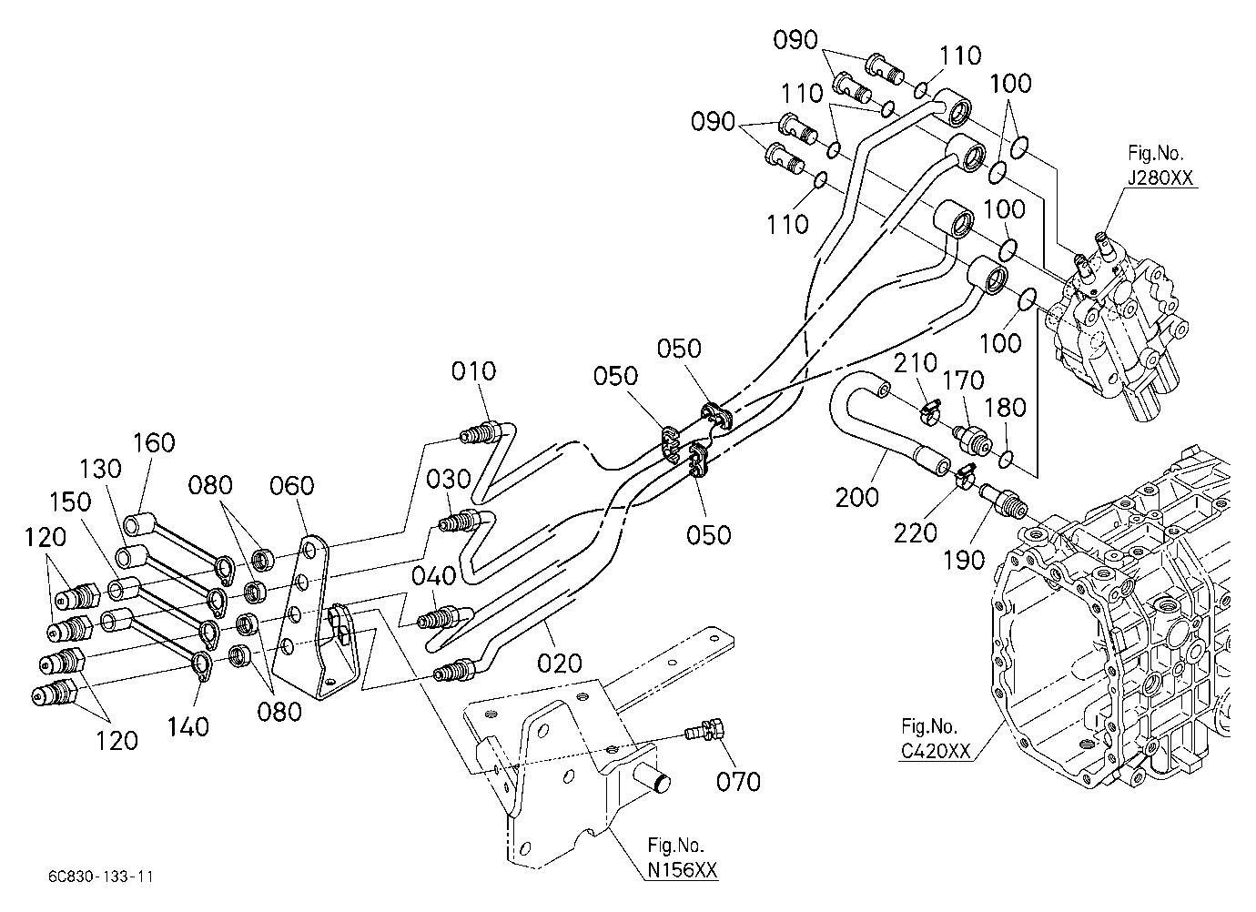 Hydraulic Loader Pipe