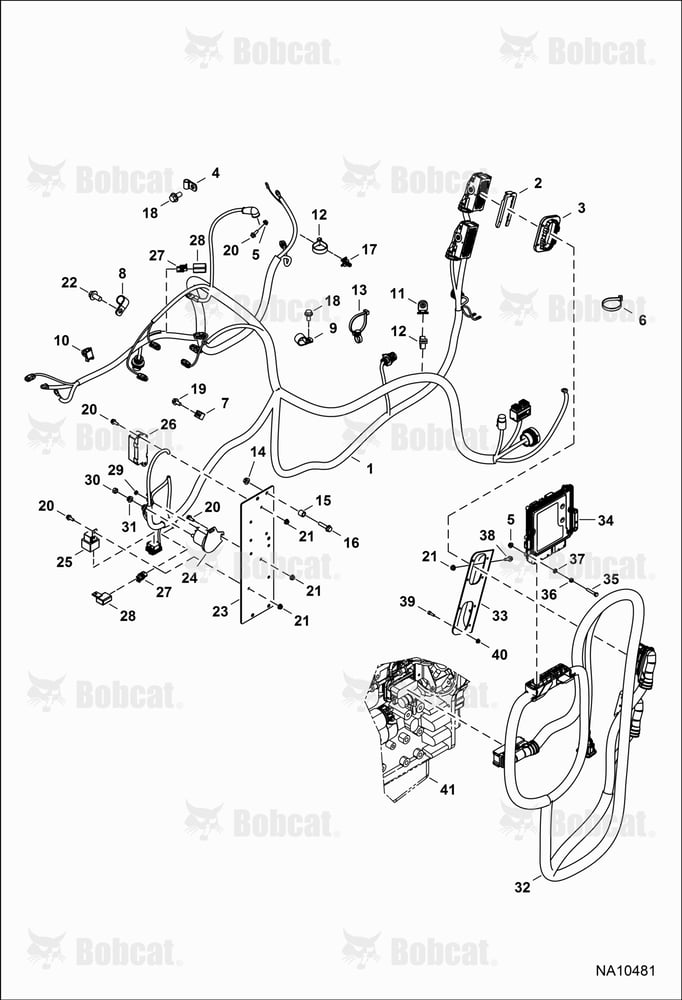 Engine Electrical Circuitry (Harness)