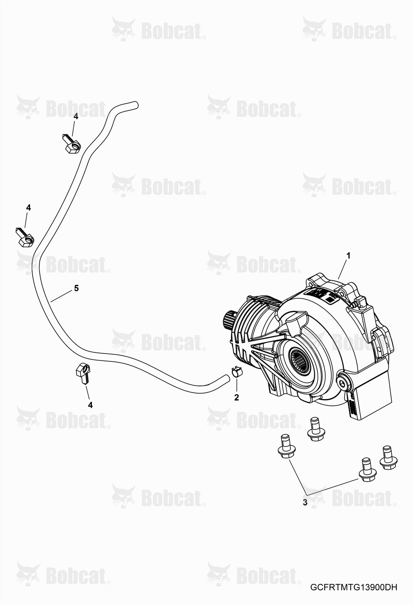 Drive TRAIN, Front Gearcase Mounting