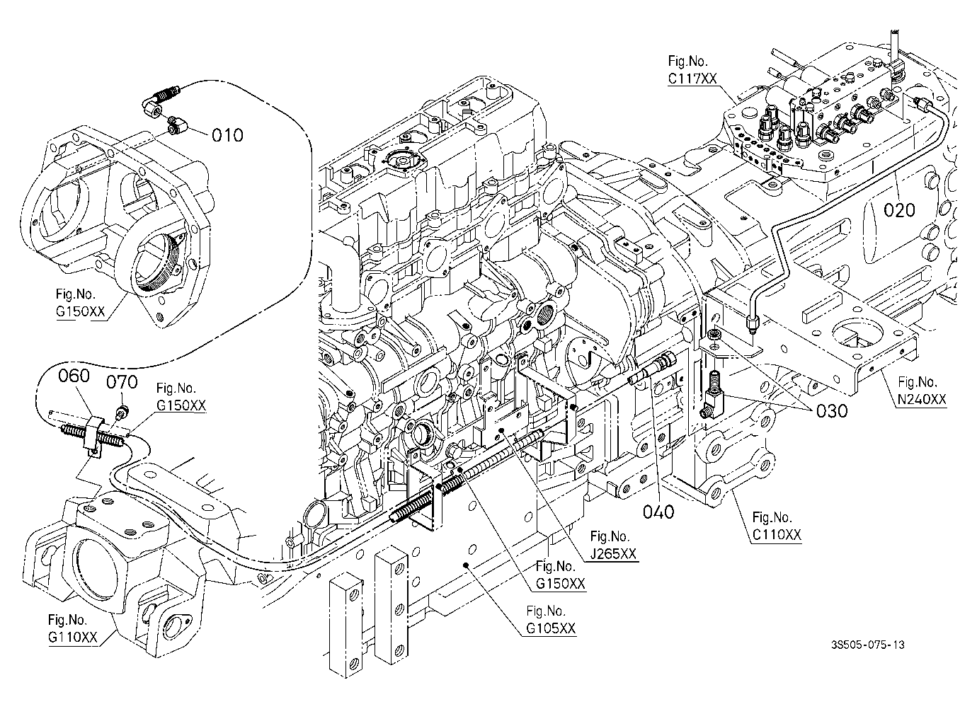 Hydraulic Oil Line (Front Differential) [Dtsc]