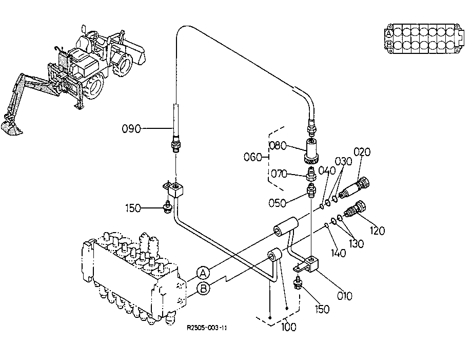 Oil Piping (Quick Coupler)