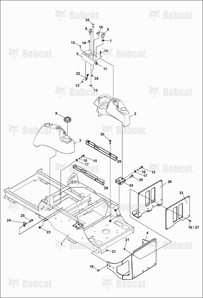 Fuel TANK/BUMPER & Control Panel