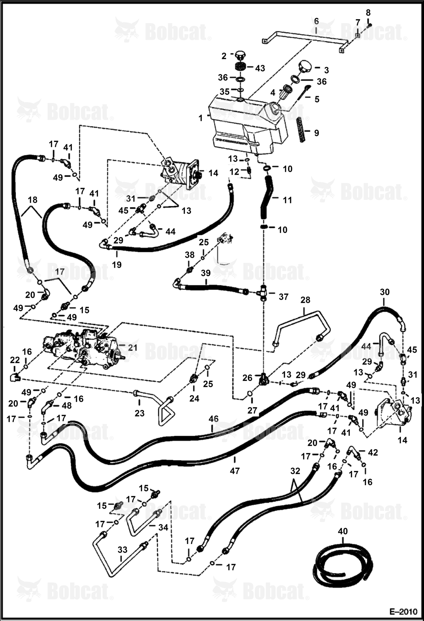 Hydrostatic Circuitry  508411290 & Below