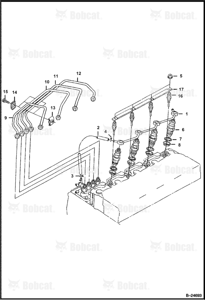 Injector Nozzles (Kubota - V1903 2EB - Tier II Replacement)