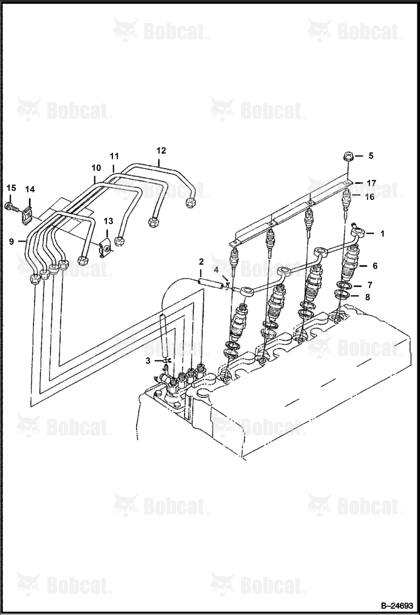 Injector Nozzles (Kubota - V1903 2EB - Tier II Replacement)