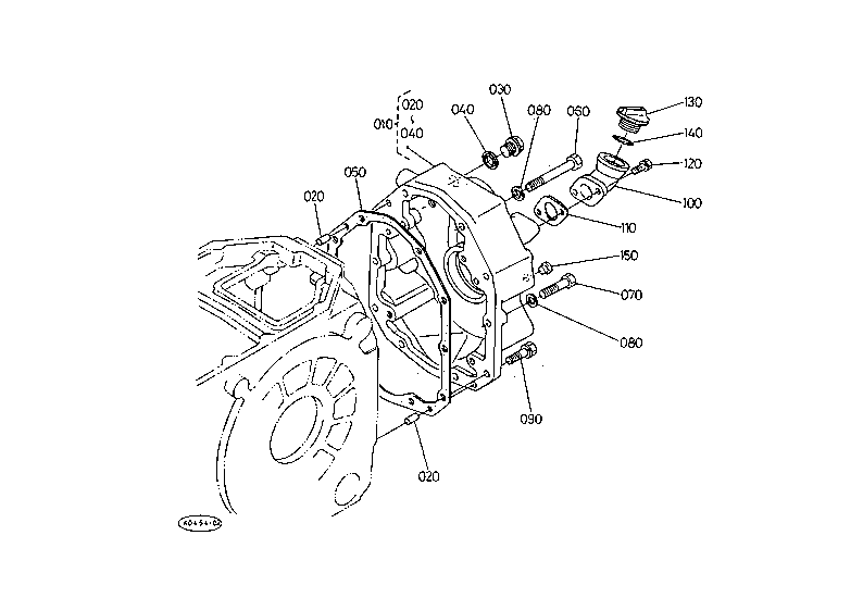 Transmission Case Rear Cover Except [Ca]