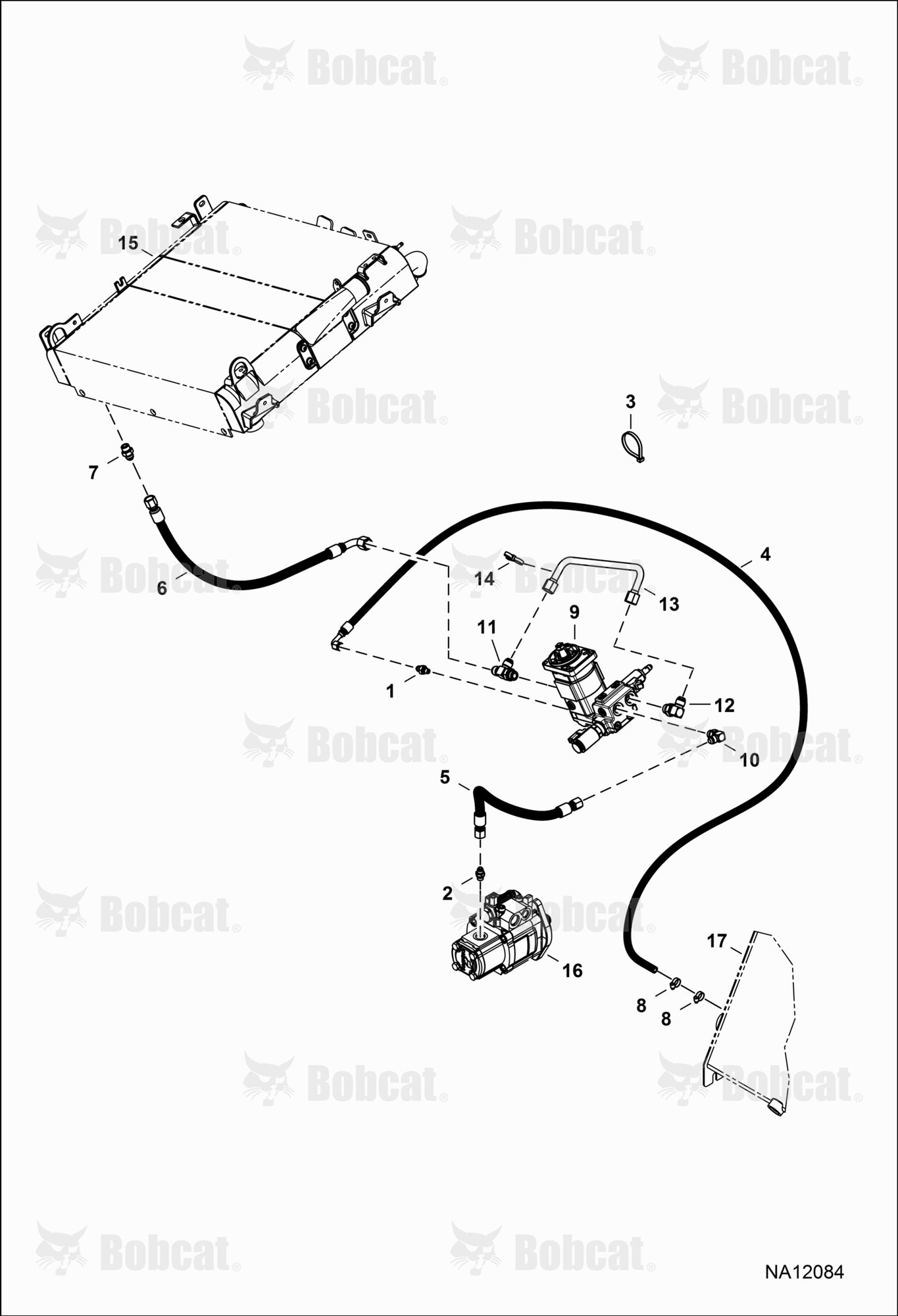 Hydraulic Circuitry (Fan Motor) (Reversible)