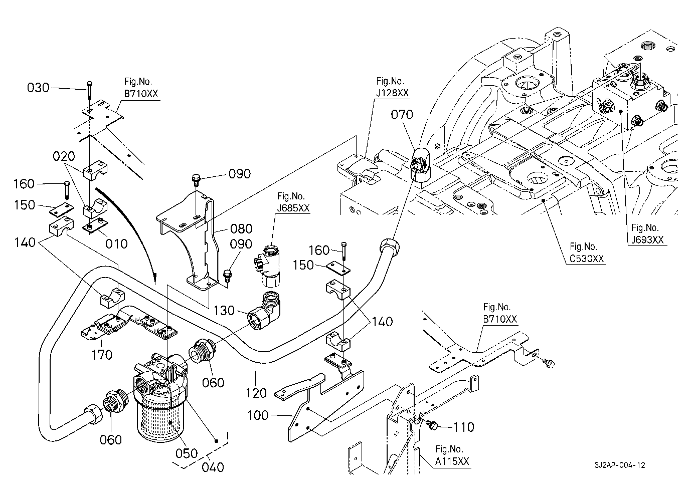 Hydraulic Oil Line (Oil Filter)