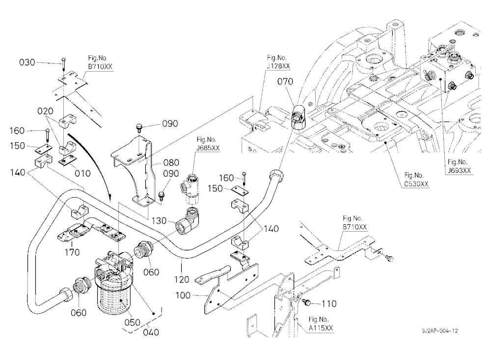 Hydraulic Oil Line (Oil Filter)